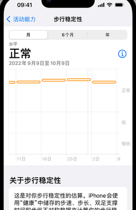 林西iPhone手机维修如何在iPhone开启'步行稳定性通知'