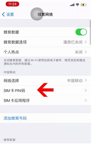 林西苹果14维修网分享如何给iPhone14的SIM卡设置密码 