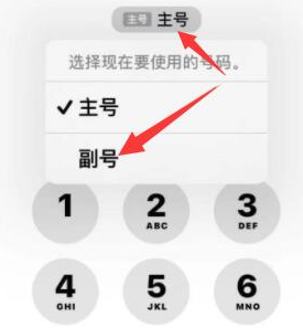 林西苹果14维修店分享iPhone 14 Pro Max使用副卡打电话的方法 